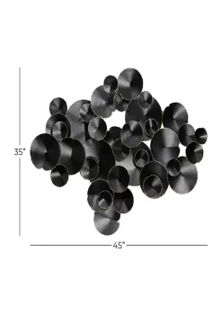 Outlet 😀 Contemporary Metal Wall Decor by Monroe Lane 🎁 -Monroe Lane Sales Belk 28539