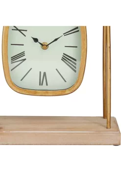 Wholesale 🎁 Farmhouse Wood Clock by Monroe Lane ❤️ -Monroe Lane Sales Belk 2858