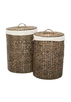 Best reviews of 🤩 Traditional Seagrass Storage Basket - Set of 2 by Monroe Lane ⌛ -Monroe Lane Sales Belk 28606