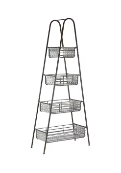 Budget β¨ Farmhouse Metal Storage Cart by Monroe Lane π§¨