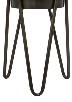 Outlet 🛒 Modern Metal Planter - Set of 2 by Monroe Lane 😀 8 Outlet 🛒 Modern Metal Planter - Set of 2 by Monroe Lane 😀 -Monroe Lane Sales Belk 28653