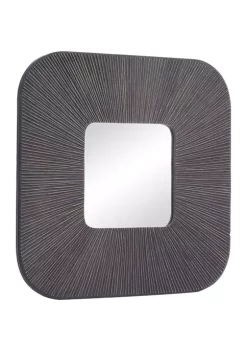 Promo 🔥 Modern Wood Wall Mirror by Monroe Lane ❤️ -Monroe Lane Sales Belk 28661