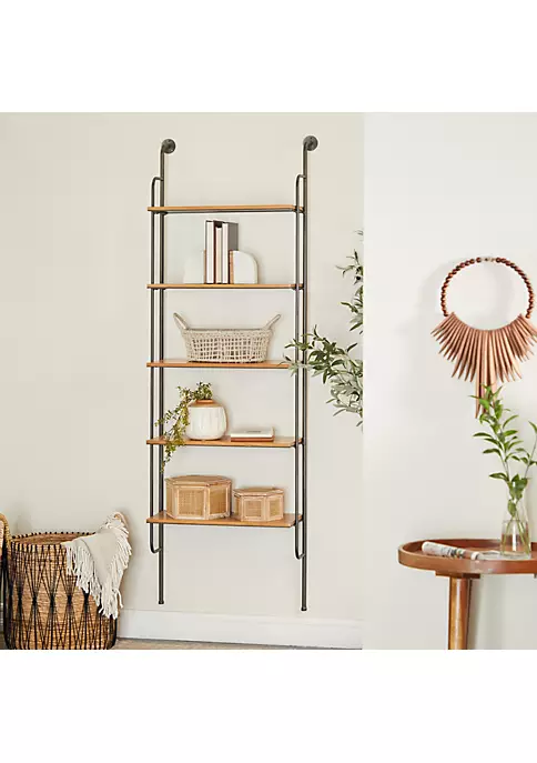 Discount π Industrial Metal Wall Shelf by Monroe Lane π 2 Discount π Industrial Metal Wall Shelf by Monroe Lane π - Image 2