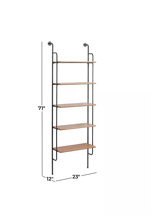 Discount π Industrial Metal Wall Shelf by Monroe Lane π 4 Discount π Industrial Metal Wall Shelf by Monroe Lane π - Image 4