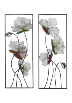 Deals 🥰 Traditional Metal Wall Decor - Set of 2 by Monroe Lane 🛒 -Monroe Lane Sales Belk 28699