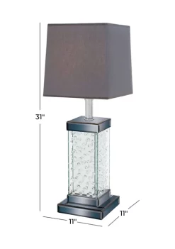 Deals 😉 Glam Glass Table Lamp by Monroe Lane 👏 -Monroe Lane Sales Belk 28710