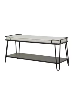 Best deal 🤩 Industrial Metal Bench by Monroe Lane 🔔 -Monroe Lane Sales Belk 28738