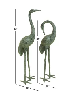 Deals 🛒 Coastal Aluminum Garden Sculpture - Set of 2 by Monroe Lane ⌛ -Monroe Lane Sales Belk 2877