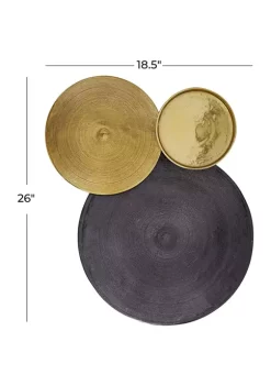 Best Sale 🌟 Contemporary Aluminum Wall Decor by Monroe Lane 🎉 -Monroe Lane Sales Belk 28787