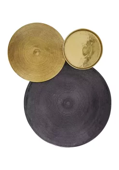 Best Sale 🌟 Contemporary Aluminum Wall Decor by Monroe Lane 🎉 -Monroe Lane Sales Belk 28789