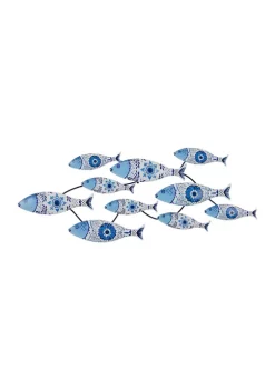 Budget π₯ Coastal Metal Wall Decor by Monroe Lane π§¨