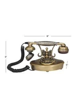 Cheap 😍 Vintage Metal Telephone by Monroe Lane 🔥 -Monroe Lane Sales Belk 28793