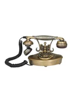 Cheap 😍 Vintage Metal Telephone by Monroe Lane 🔥 -Monroe Lane Sales Belk 28795
