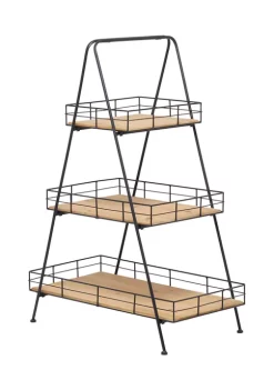 Outlet 🧨 Modern Farmhouse Wood Plantstand by Monroe Lane ⌛ -Monroe Lane Sales Belk 28810