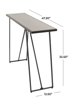 Cheap 🌟 Rustic Metal Console Table by Monroe Lane 🌟 -Monroe Lane Sales Belk 28815