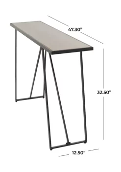 Cheap 🌟 Rustic Metal Console Table by Monroe Lane 🌟 -Monroe Lane Sales Belk 28816