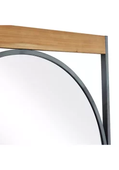 Cheap 🤩 Industrial Metal Wall Mirror by Monroe Lane 😍 -Monroe Lane Sales Belk 28820