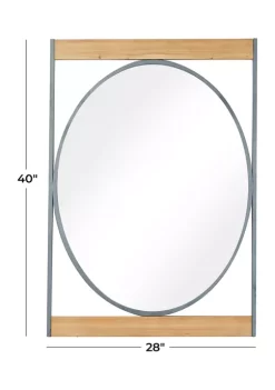Cheap 🤩 Industrial Metal Wall Mirror by Monroe Lane 😍 -Monroe Lane Sales Belk 28821