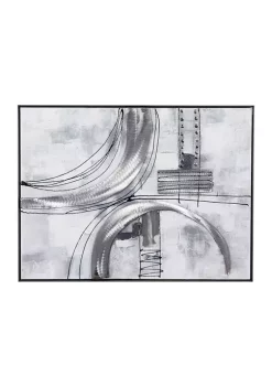 Budget ❤️ Contemporary Metal Framed Wall Art by Monroe Lane ⌛ -Monroe Lane Sales Belk 28835