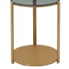 Deals 😀 Contemporary Metal Accent Table by Monroe Lane 🥰