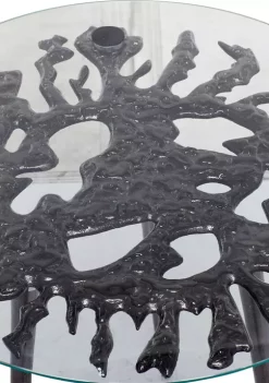 Outlet 🧨 Modern Aluminum Accent Table by Monroe Lane 🌟 -Monroe Lane Sales Belk 28871