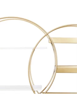 Buy 🎁 Contemporary Metal Wall Shelf by Monroe Lane 💯 -Monroe Lane Sales Belk 28889