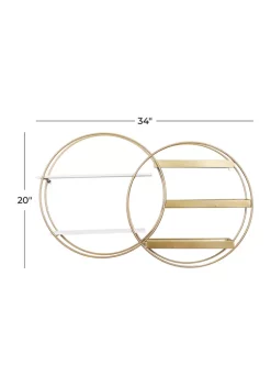 Buy 🎁 Contemporary Metal Wall Shelf by Monroe Lane 💯 -Monroe Lane Sales Belk 28892