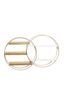 Buy 🎁 Contemporary Metal Wall Shelf by Monroe Lane 💯 -Monroe Lane Sales Belk 28893