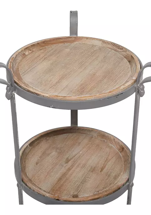 Flash Sale 🎉 Industrial Metal Accent Table by Monroe Lane 😀 4 Flash Sale 🎉 Industrial Metal Accent Table by Monroe Lane 😀 - Image 4