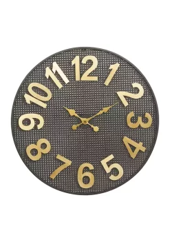 Hot Sale 😍 Industrial Metal Wall Clock by Monroe Lane ❤️