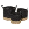 Wholesale ✔️ Modern Seagrass Storage Basket - Set of 3 by Monroe Lane 🧨