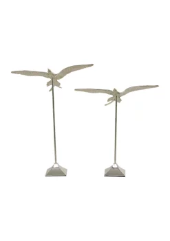 New ⌛ Eclectic Aluminum Sculpture - Set of 2 by Monroe Lane 😉 -Monroe Lane Sales Belk 28973