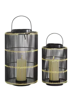 Best reviews of 💯 Contemporary Metal Lantern - Set of 2 by Monroe Lane 🛒