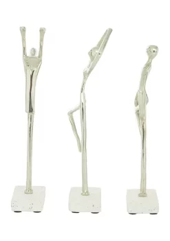 Coupon 😉 Modern Aluminum Sculpture - Set of 3 by Monroe Lane 🧨 -Monroe Lane Sales Belk 29044