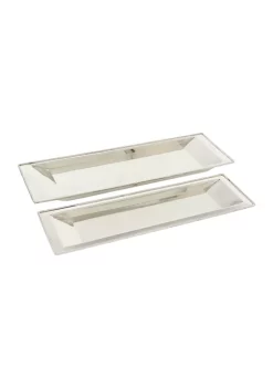 Wholesale 😍 Traditional Metal Tray - Set of 2 by Monroe Lane 🎁