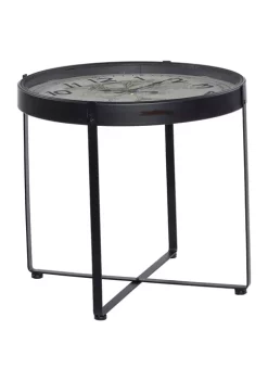 Hot Sale 😉 Farmhouse Metal Accent Table by Monroe Lane ⭐ -Monroe Lane Sales Belk 29153