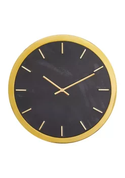 Deals π₯ Glam Marble Wall Clock by Monroe Lane βοΈ