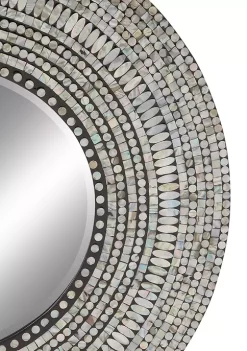 Deals 🤩 Coastal Wood Wall Mirror by Monroe Lane 😍 -Monroe Lane Sales Belk 2922