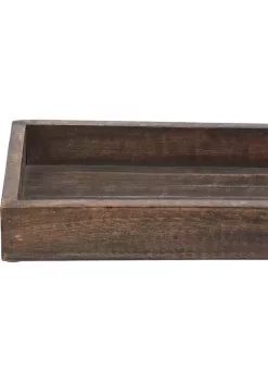 Cheap 💯 Traditional Mango Wood Tray - Set of 3 by Monroe Lane ⭐ -Monroe Lane Sales Belk 29271