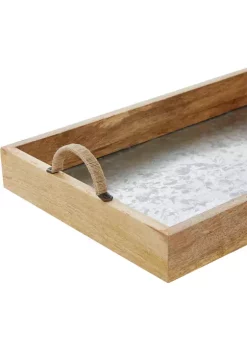 Best reviews of 🔥 Contemporary Wood Tray - Set of 3 by Monroe Lane 🛒 -Monroe Lane Sales Belk 29316