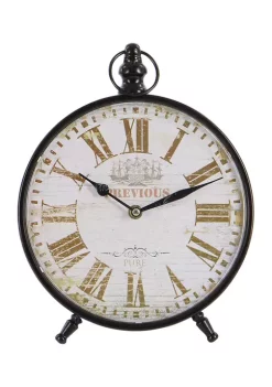 Wholesale 🎉 Vintage Metal Clock - Set of 4 by Monroe Lane ✨ -Monroe Lane Sales Belk 29336