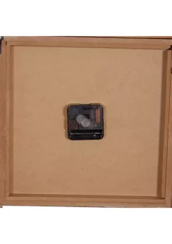 Budget 🌟 Farmhouse Wood Wall Clock by Monroe Lane 🎉 -Monroe Lane Sales Belk 29378