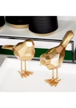 Cheap 🧨 Glam Polystone Sculpture - Set of 2 by Monroe Lane ⌛ -Monroe Lane Sales Belk 2942