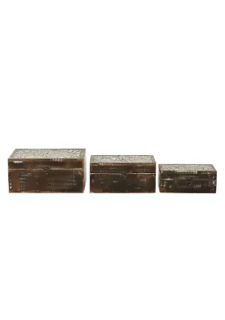 New ⭐ Country Cottage Wood Box - Set of 3 by Monroe Lane 😉 -Monroe Lane Sales Belk 29450
