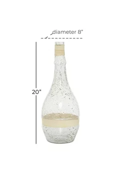 Brand new 🎁 Coastal Glass Vase by Monroe Lane 😍 -Monroe Lane Sales Belk 29473