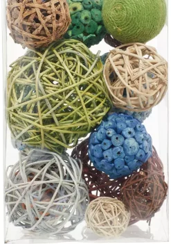 Buy ⌛ Coastal Dried Plant Orbs & Vase Filler - Set of 3 by Monroe Lane 🔥 -Monroe Lane Sales Belk 29531