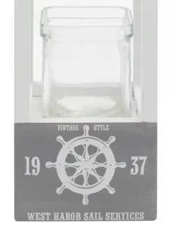 Wholesale ⌛ Wood Coastal Lantern Set of 2 by Monroe Lane ❤️ -Monroe Lane Sales Belk 2956