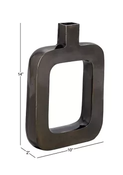 Cheapest 🔔 Contemporary Aluminum Vase by Monroe Lane ✔️ -Monroe Lane Sales Belk 29572