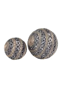 Hot Sale 🔥 Industrial Metal Sculpture - Set of 2 by Monroe Lane ✔️ -Monroe Lane Sales Belk 29580