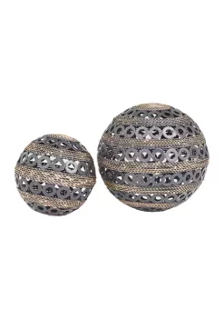 Hot Sale 🔥 Industrial Metal Sculpture - Set of 2 by Monroe Lane ✔️ -Monroe Lane Sales Belk 29581